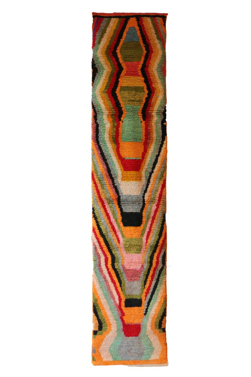 Tapis de couloir pure laine Berbere 73 x 344 cm - AFKliving