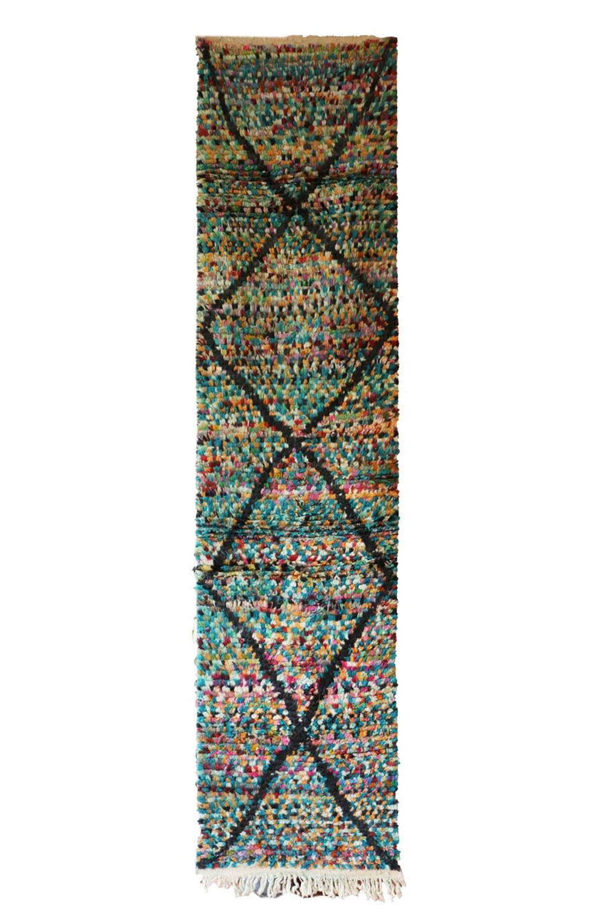 Tapis de couloir pure laine Berbere 75 x 304 cm - AFKliving