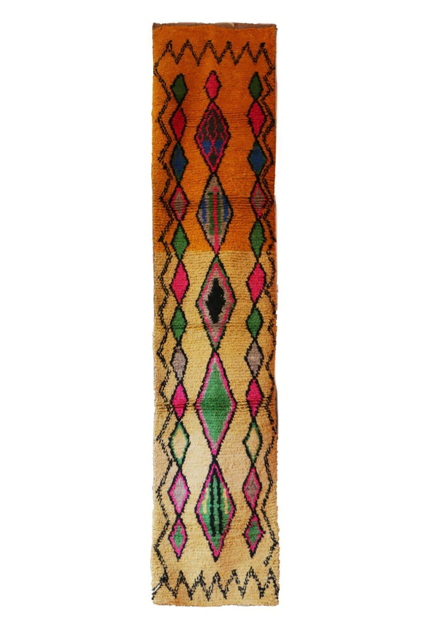 Tapis de couloir pure laine Berbere 76 x 339 cm - AFKliving