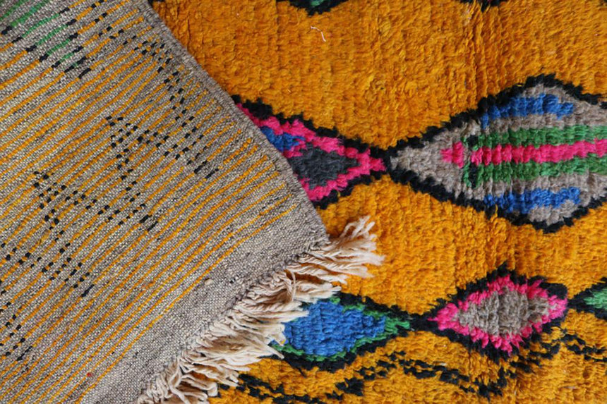Tapis de couloir pure laine Berbere 76 x 339 cm - AFKliving