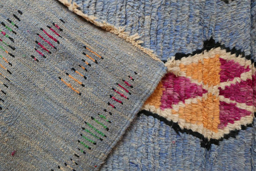 Tapis de couloir pure laine Berbere 80 x 392 cm - AFKliving