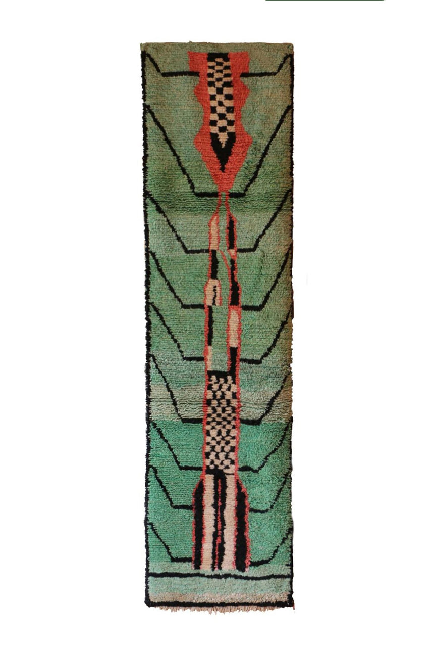 Tapis de couloir pure laine Berbere 81 x 294 cm - AFKliving