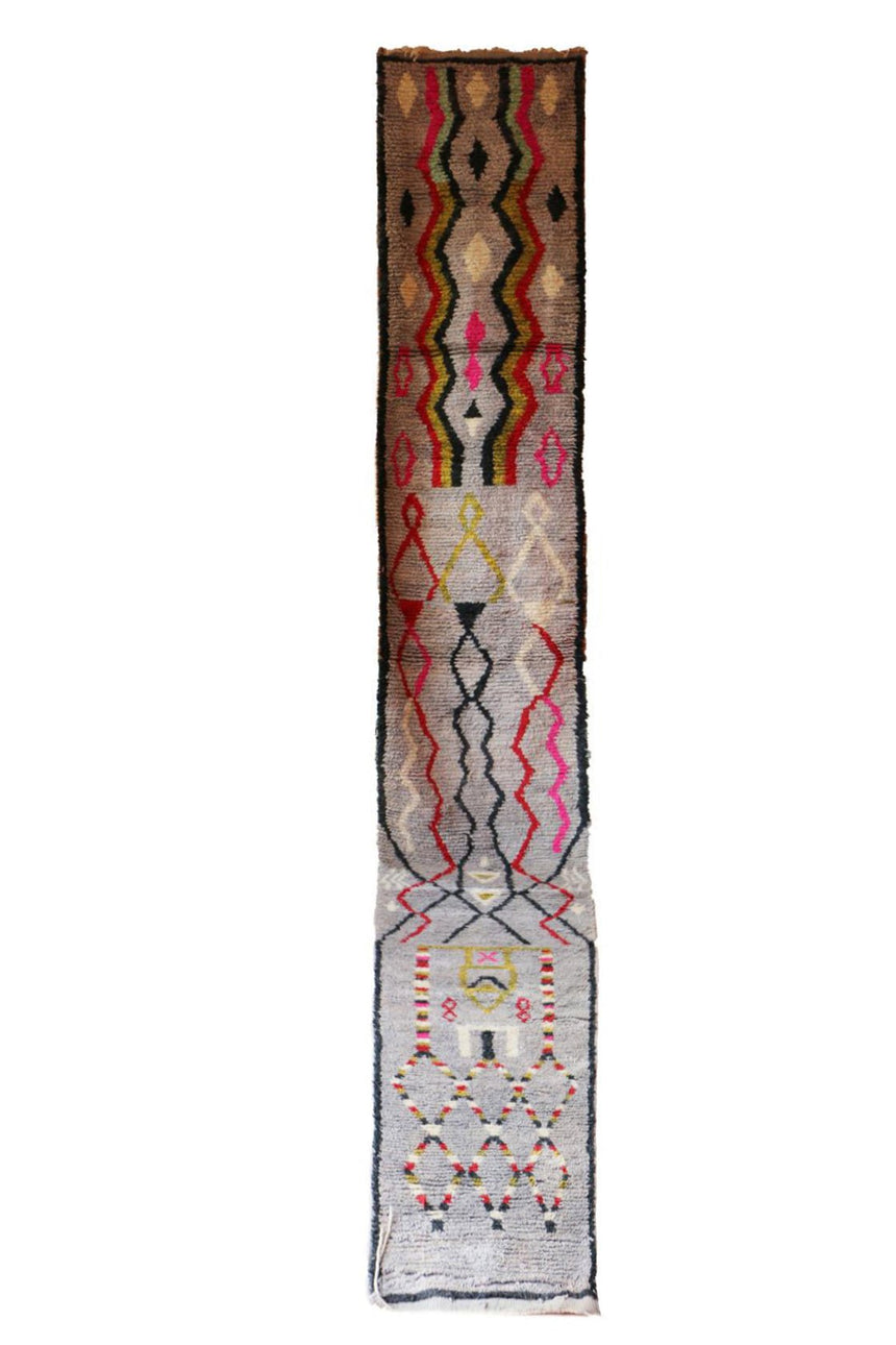 Tapis de couloir pure laine Berbere 81 x 592 cm - AFKliving