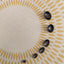 Round carpet indoor outdoor illusion
