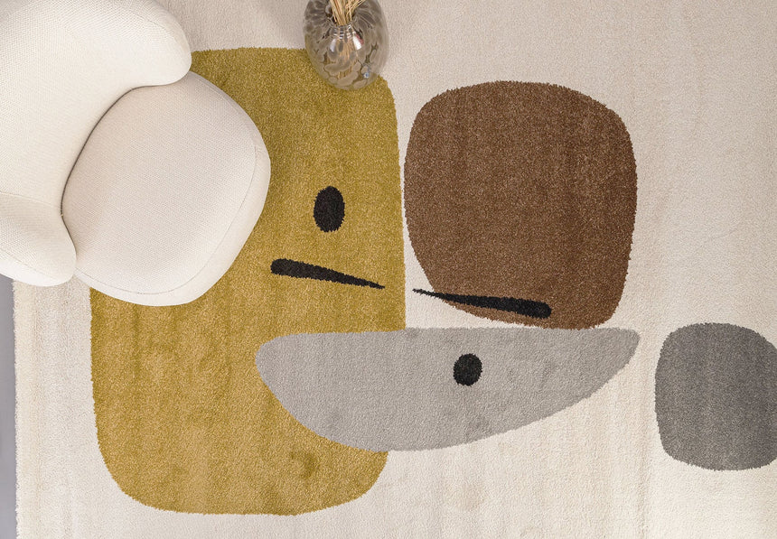 Tapis design COLLAGE Terracotta - AFKliving