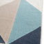 Tapis design Colton Bleu - AFKliving