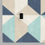 Tapis design Colton Bleu - AFKliving