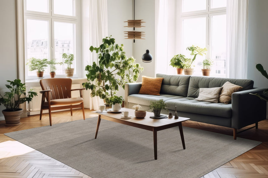 Tapis design doux en laine et coton fait main CLASSIC - AFKliving