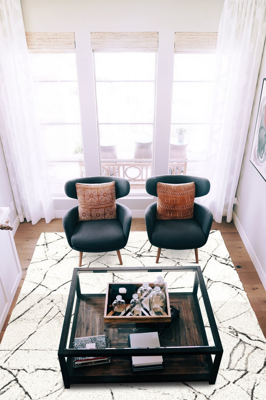 Tapis design facile d'entretien MARBLE - AFKliving