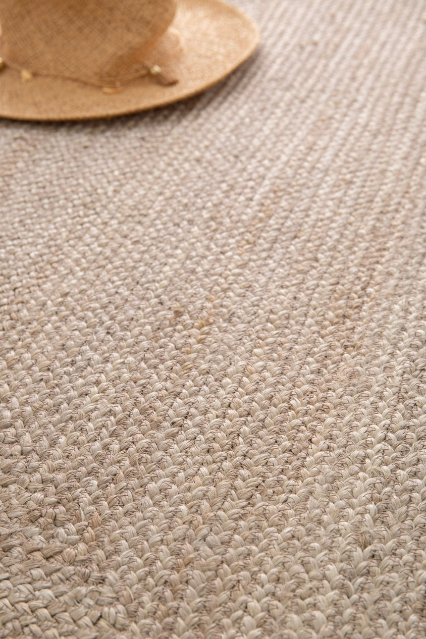 Tapis design fait main en jute INDIRA - AFKliving