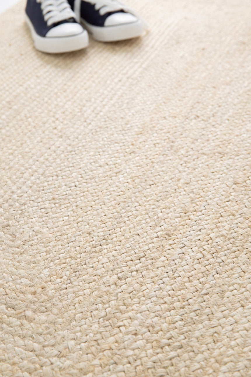 Tapis design fait main en jute INDIRA - AFKliving