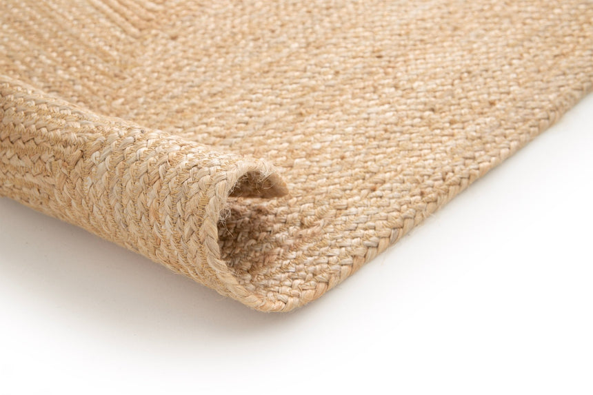 Tapis design fait main en jute INDIRA - AFKliving
