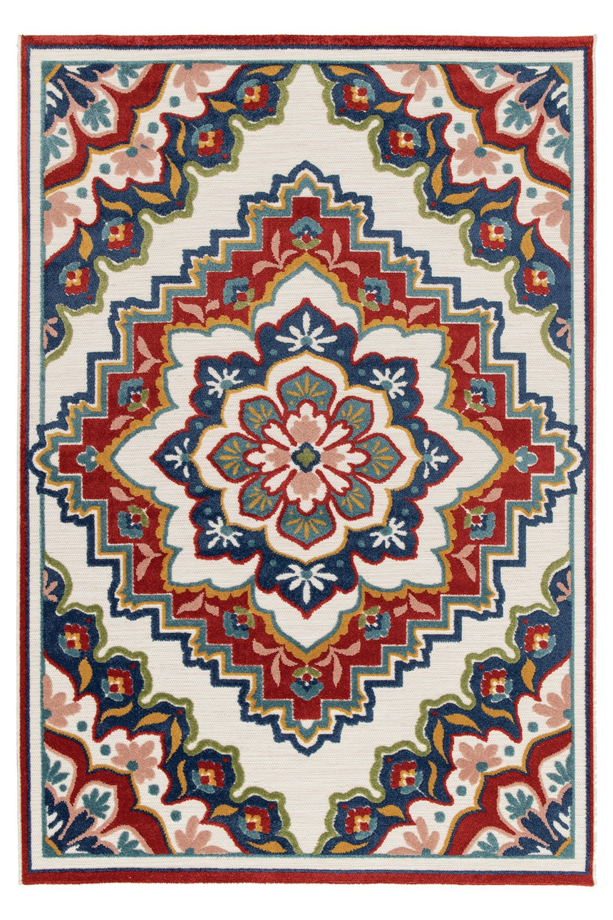 Tapis design floral avec effet sculpté DAHLIA - AFKliving