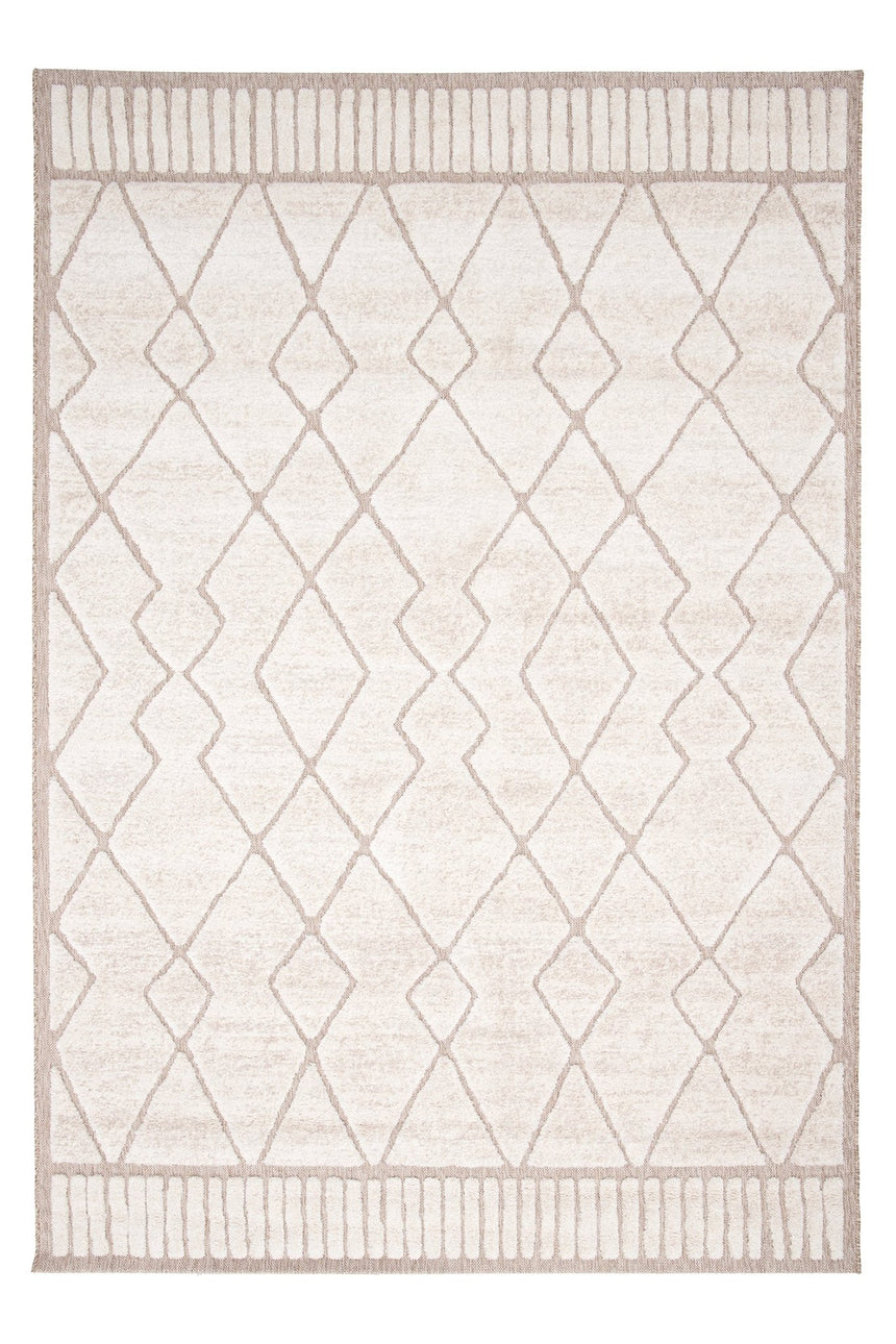 Tapis design inspiration ethnique avec effet relief ALBA - AFKliving