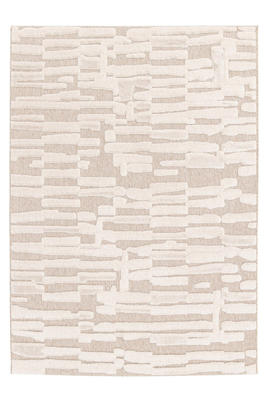Tapis design inspiration ethnique avec effet relief ESMEE - AFKliving
