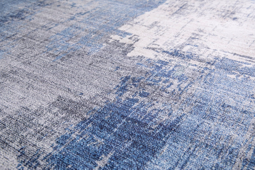 Tapis design Lahore Bleu - AFKliving