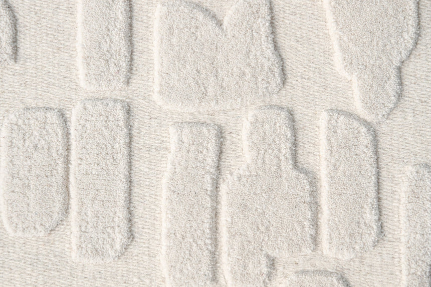 Tapis design ultra doux fait main en fibres naturelles MEGEVE - AFKliving