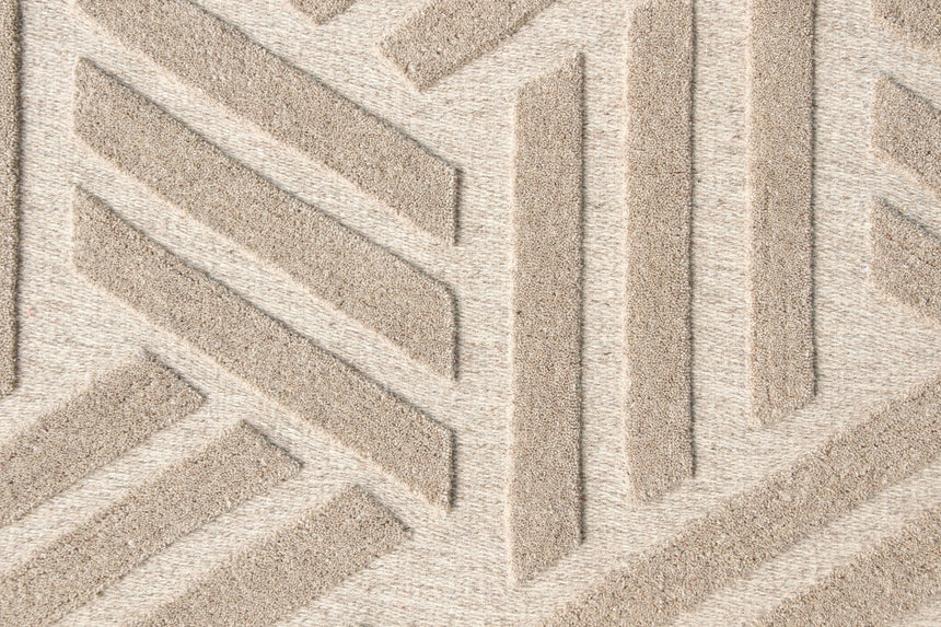 Tapis design ultra doux fait main en fibres naturelles TALISMAN - AFKliving