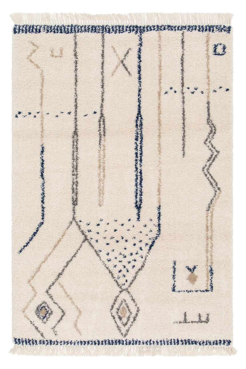 Tapis doux et design style ethnique GLYPH - AFKliving