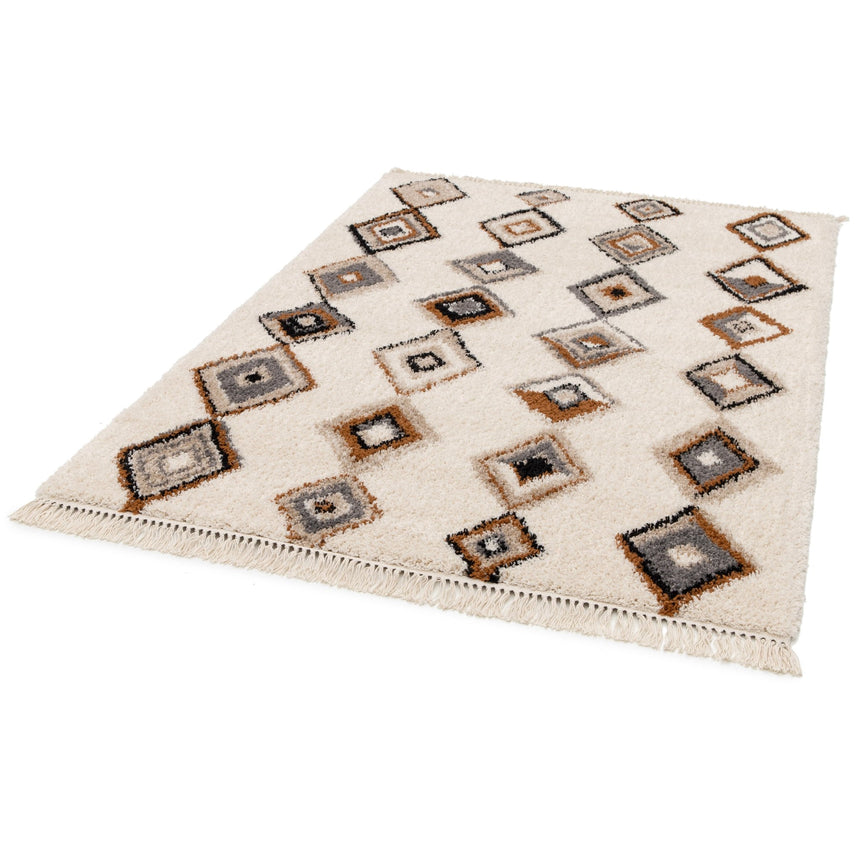 Tapis doux et design style ethnique MAZAGAN - AFKliving