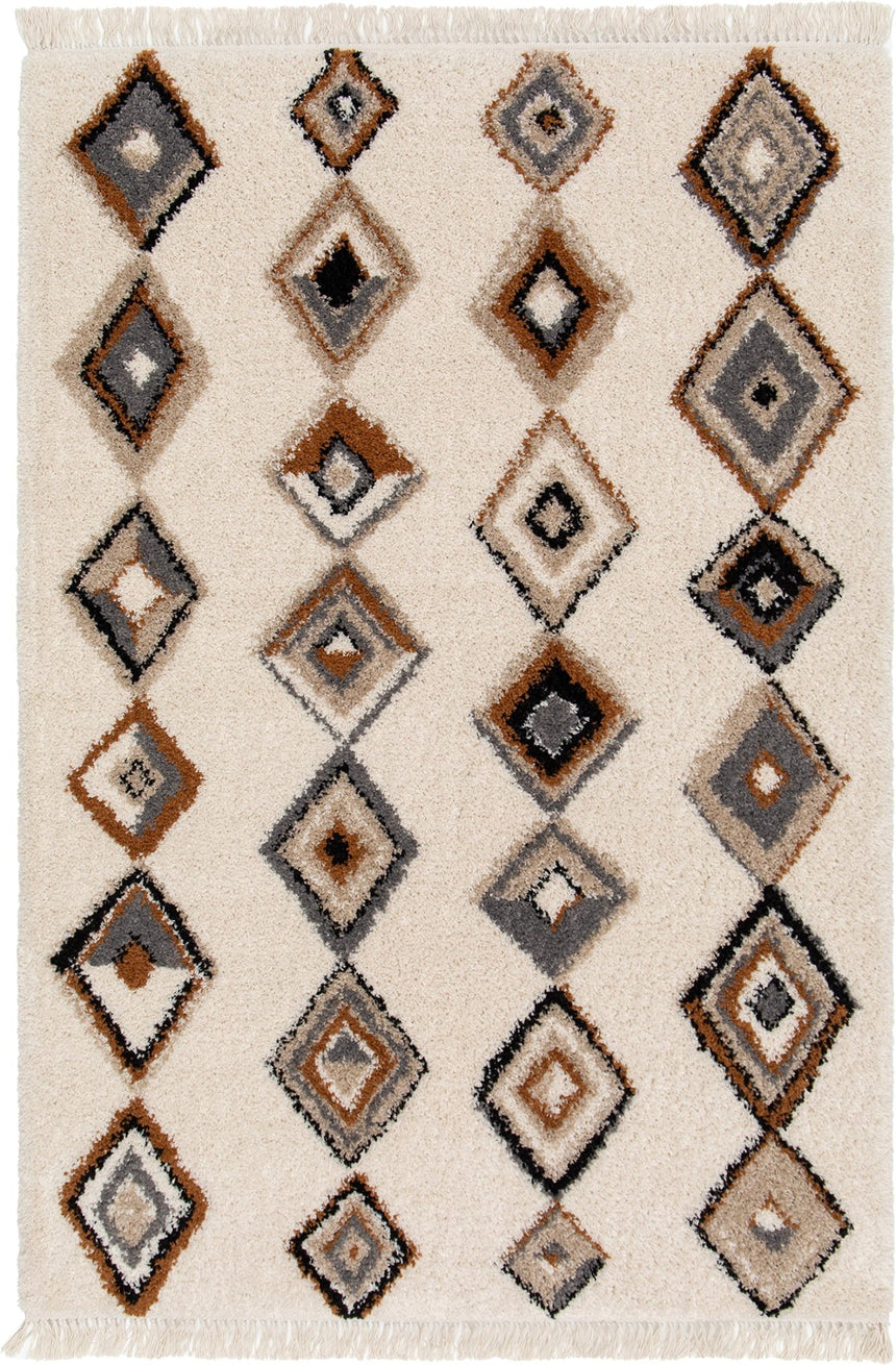 Tapis doux et design style ethnique MAZAGAN - AFKliving