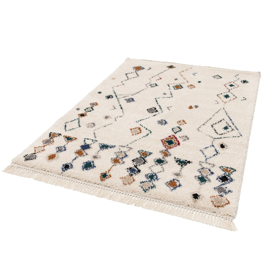Tapis doux et design style ethnique MOGADOR - AFKliving