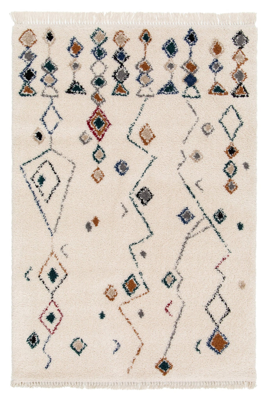 Tapis doux et design style ethnique MOGADOR - AFKliving