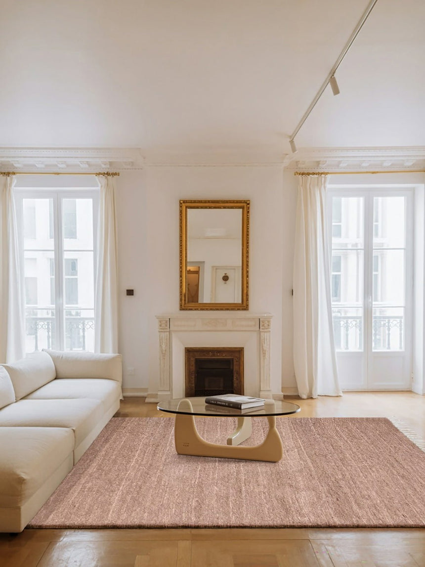 Tapis en coton recyclé tissé à la main AMALIA - AFKliving