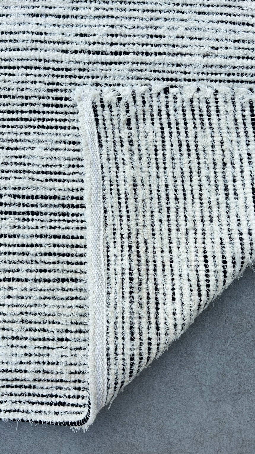 Tapis en coton recyclé tissé à la main BARTOLO - AFKliving