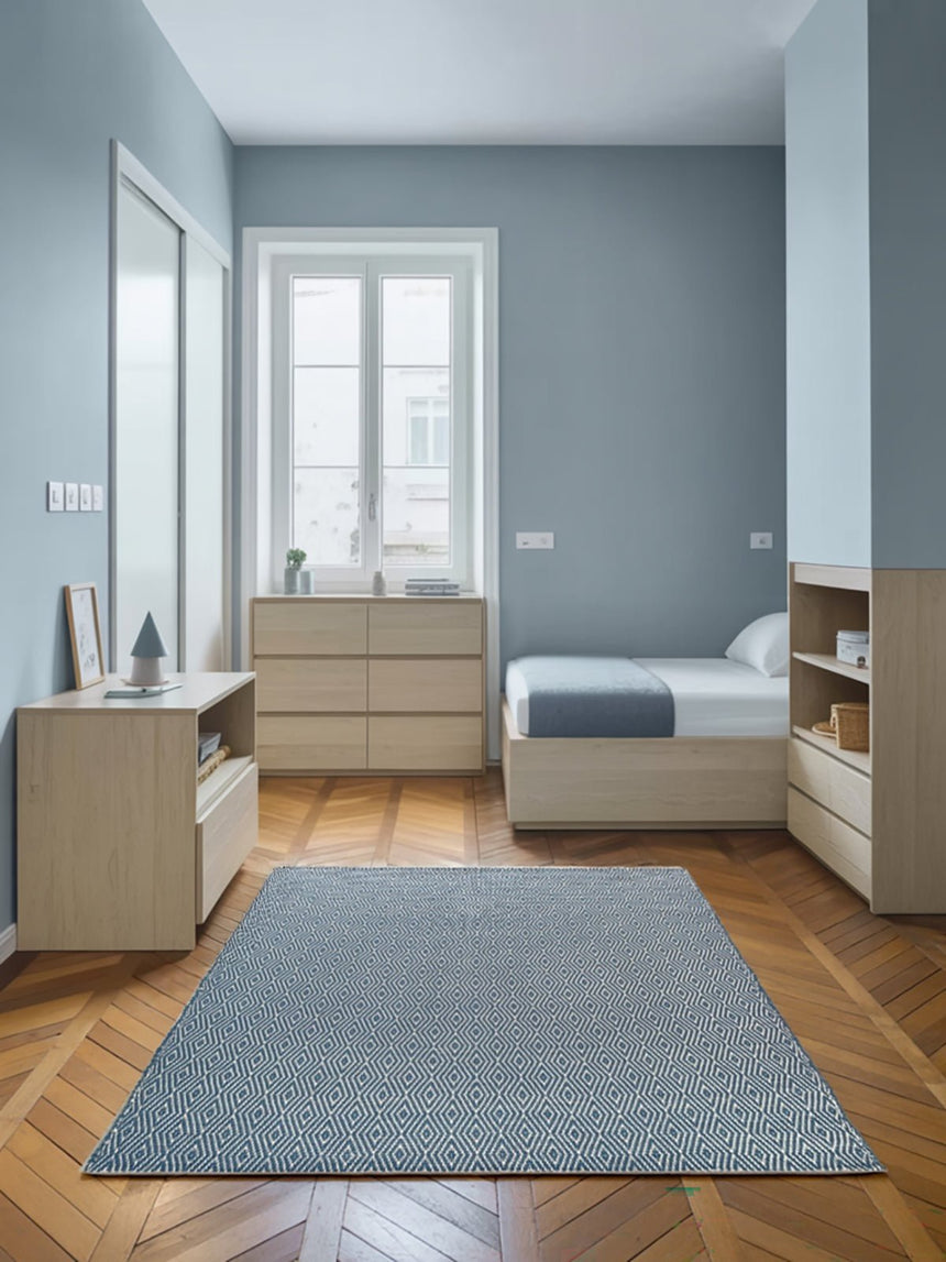 Tapis en fibres recyclées tissé à la main PESSOA - AFKliving