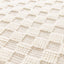 Tapis en laine et coton a carreaux fait main doux GABIN - AFKliving