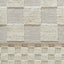 Tapis en laine et coton a carreaux fait main doux GABIN - AFKliving