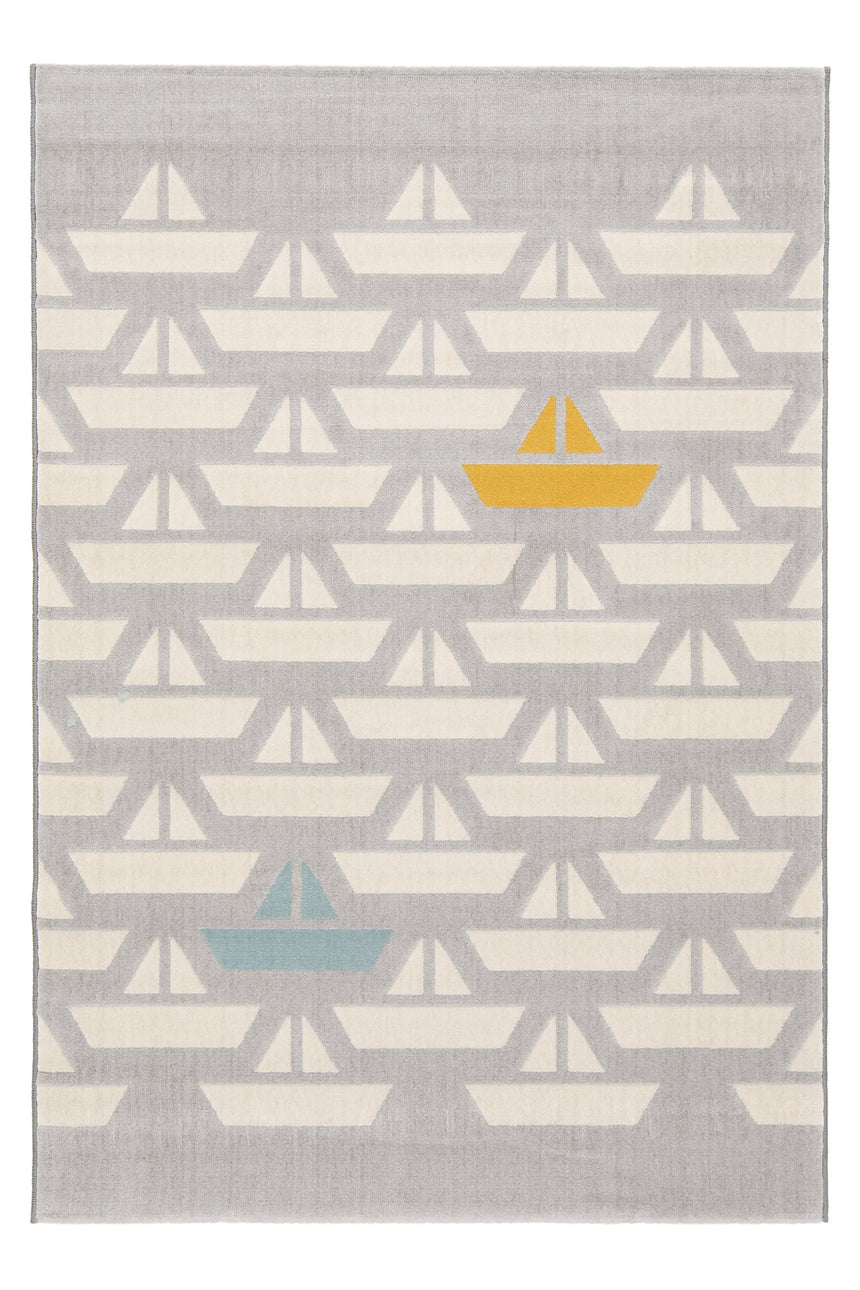 Tapis enfant super doux BATEAUX - AFKliving