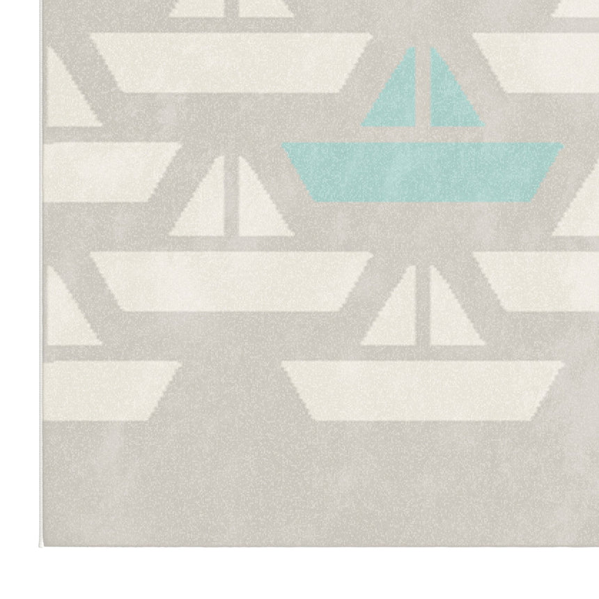 Tapis enfant super doux BATEAUX - AFKliving