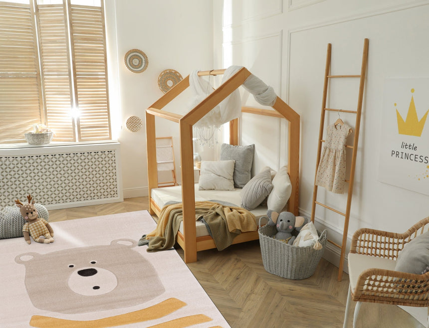 Tapis enfant très doux et petit ours TEDDY - AFKliving