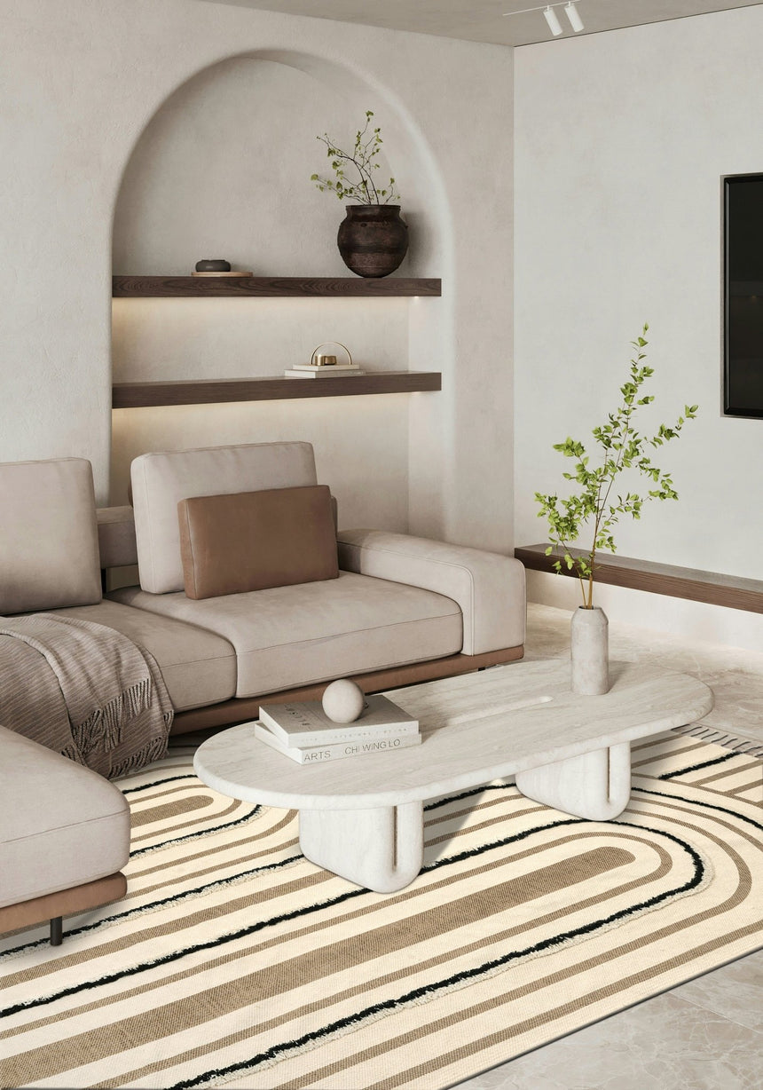 Tapis enfant tufté en coton lavable à la machine ALBAN - AFKliving