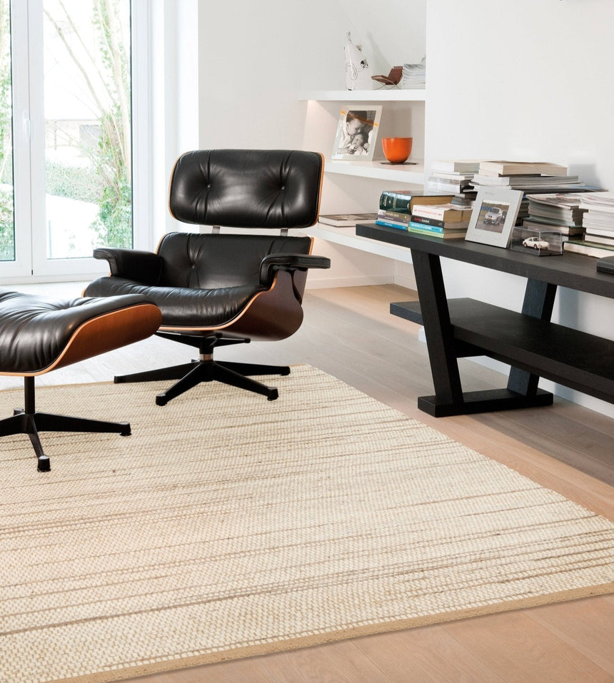 Tapis fait main en laine de nouvelle Zelande et en jute MARIUS - AFKliving
