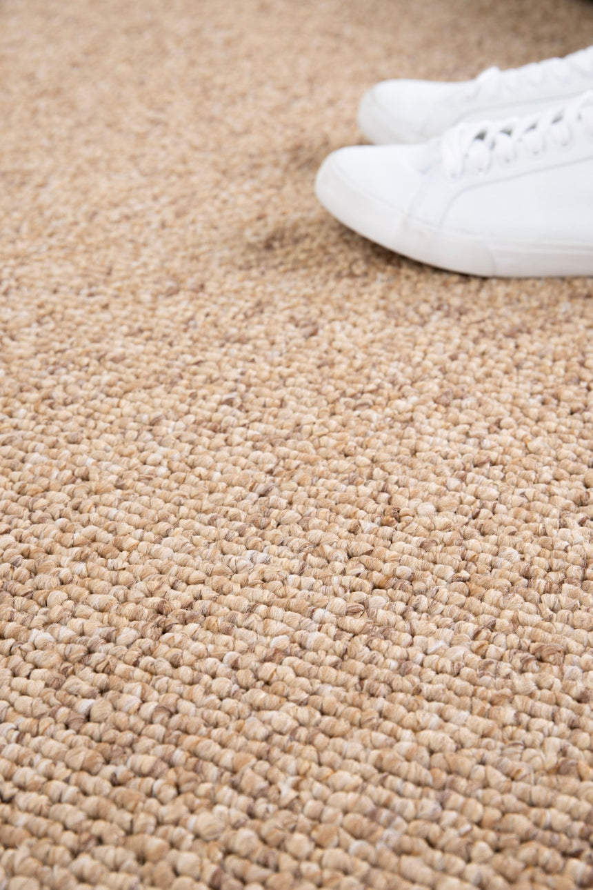 Tapis finition couture anglaise lavable à la machine SANDSTONE - AFKliving