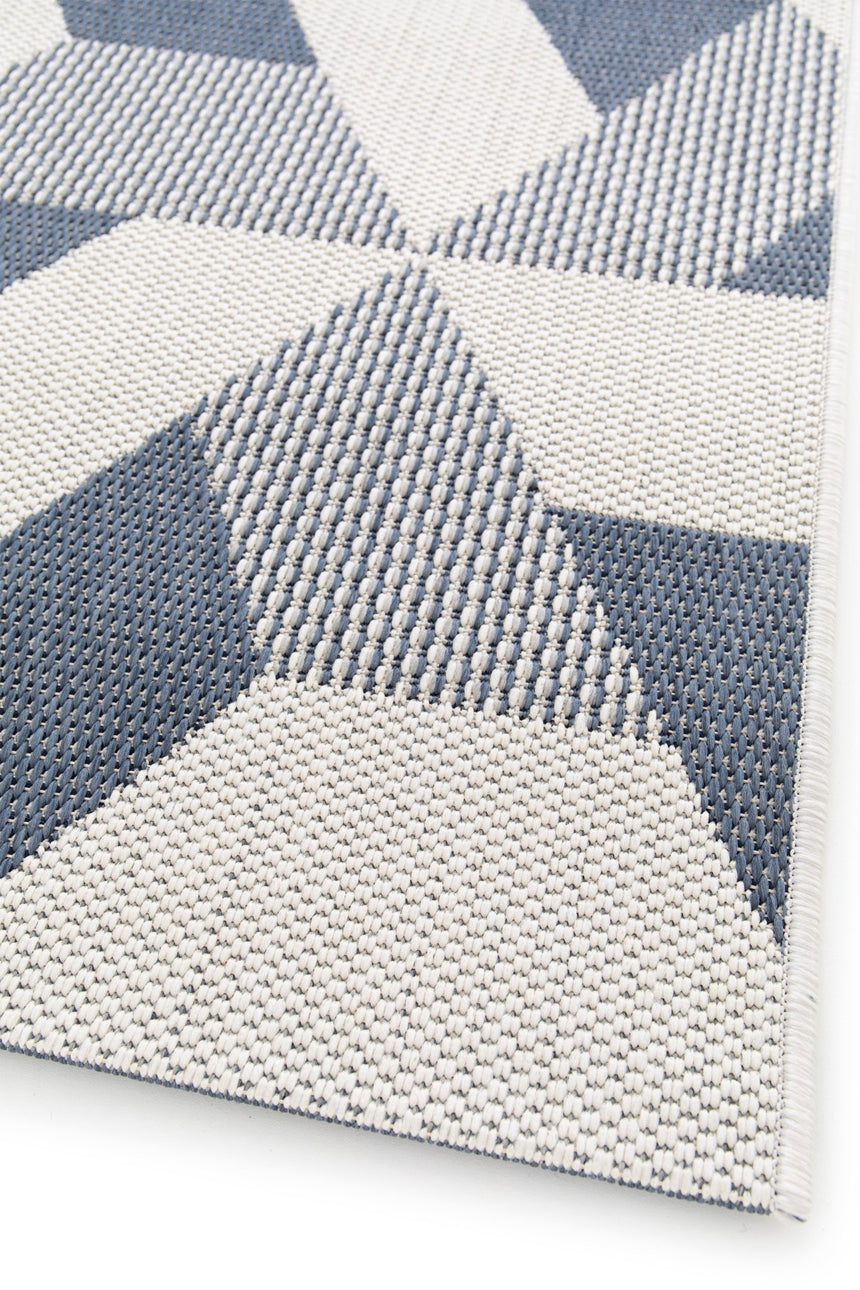 Tapis intérieur extérieur Brayden Bleu - AFKliving