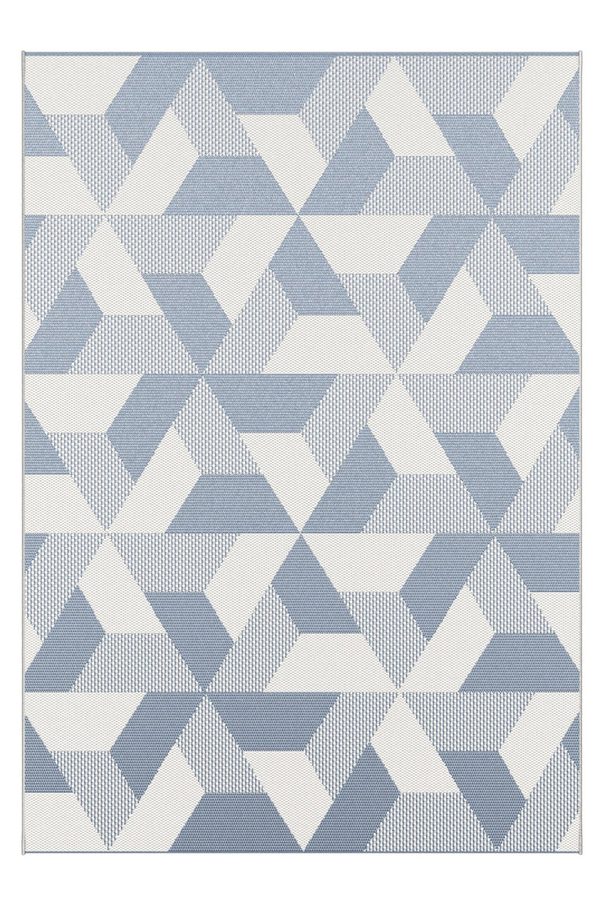 Tapis intérieur extérieur Brayden Bleu - AFKliving
