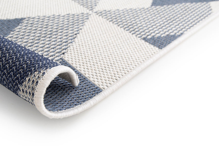 Tapis intérieur extérieur Brayden Bleu - AFKliving