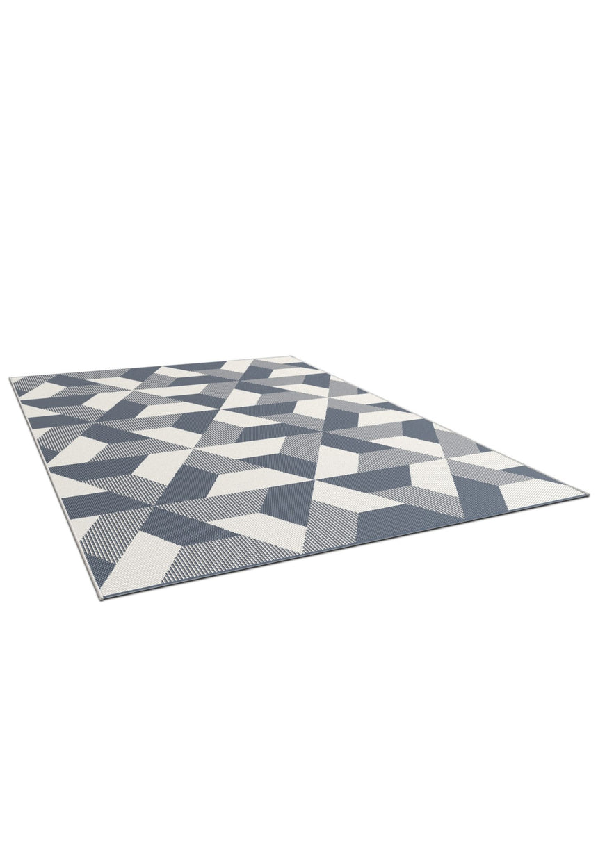 Tapis intérieur extérieur Brayden Bleu - AFKliving
