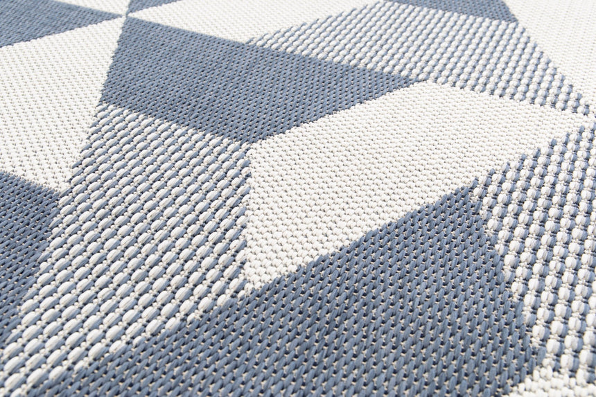 Tapis intérieur extérieur Brayden Bleu - AFKliving