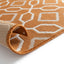 Tapis intérieur extérieur en fibres recyclées Owen Orange - AFKliving