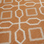 Tapis intérieur extérieur en fibres recyclées Owen Orange - AFKliving