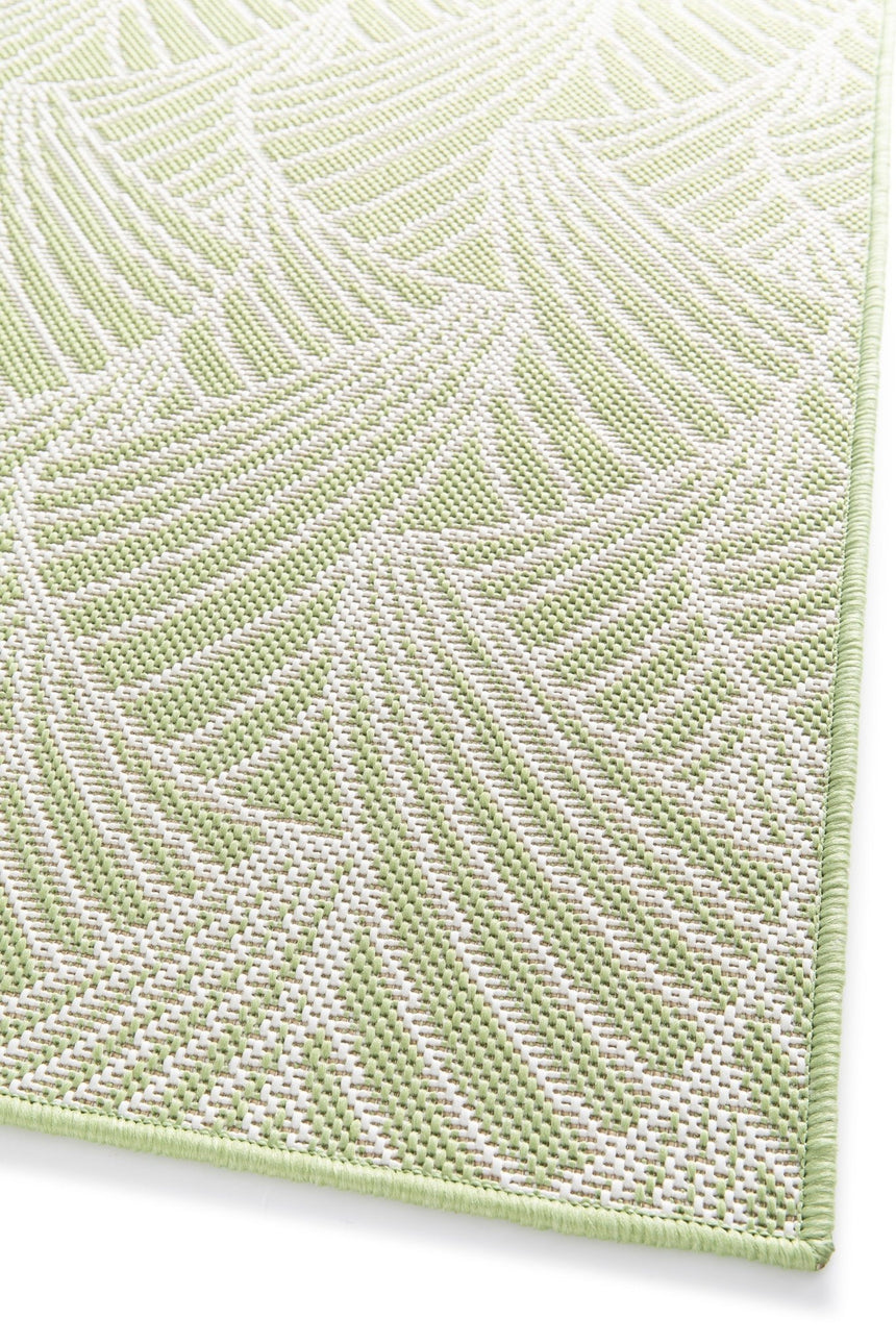 Tapis intérieur extérieur en fibres recyclées Scarlett Vert - AFKliving