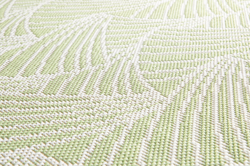 Tapis intérieur extérieur en fibres recyclées Scarlett Vert - AFKliving