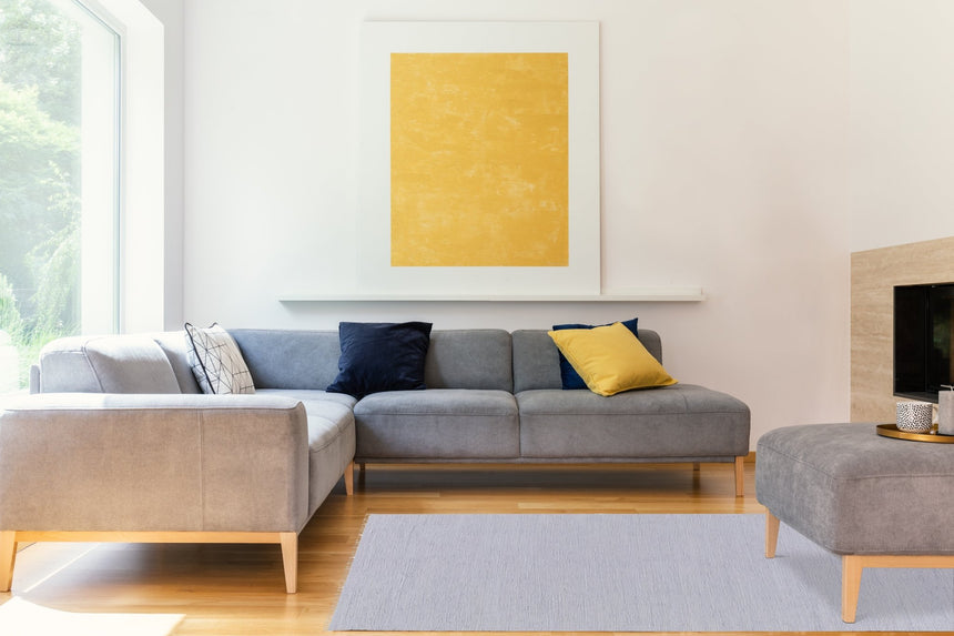 Tapis naturel en coton recyclé Kairouan Creme - AFKliving