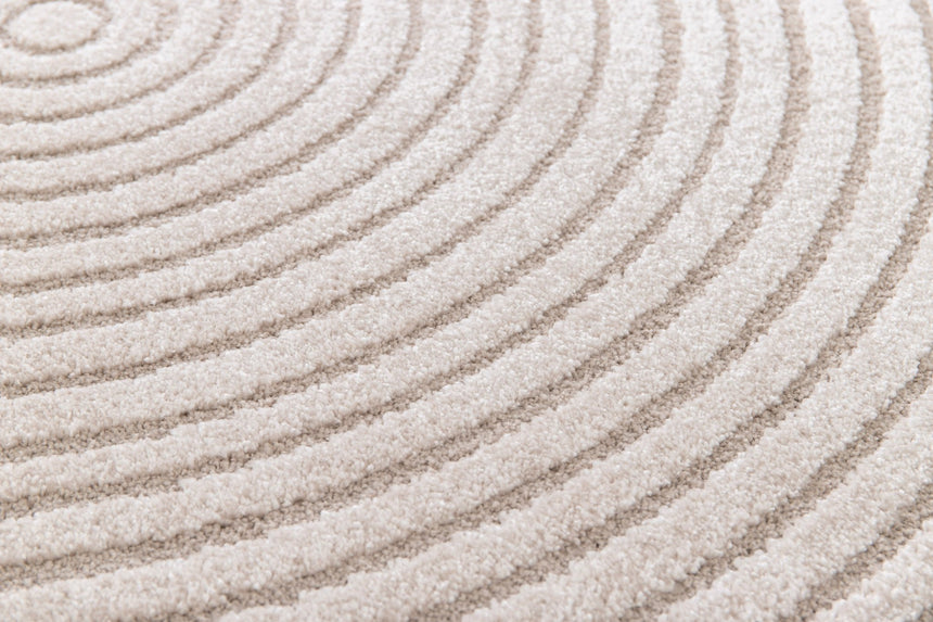 Tapis rond design avec effet relief CLEO - AFKliving