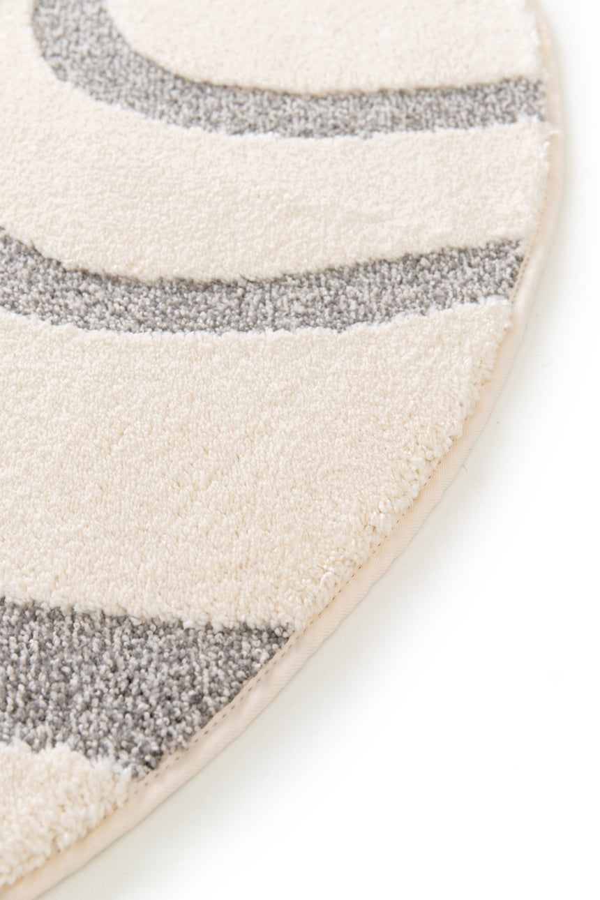 Tapis rond design avec effet relief NAYA - AFKliving